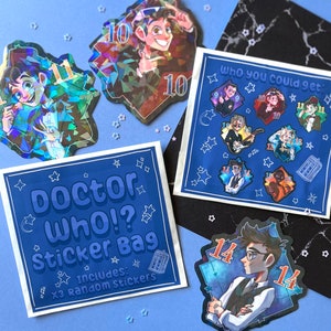 Doctor Who Sticker-Tasche