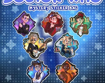 Timey Wimey Mystery Sticker Bag