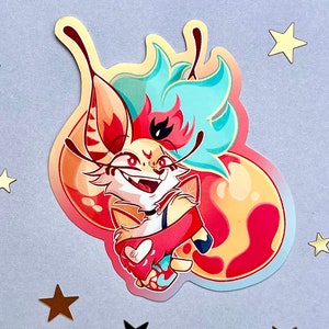 Helluva Boss Glossy Stickers Beelzebub
