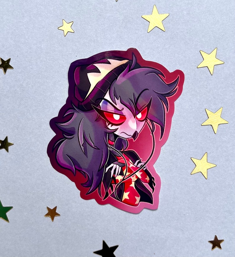 Helluva Boss Glossy Stickers Octavia