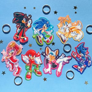 Adesivos do Sonic the Hedgehog