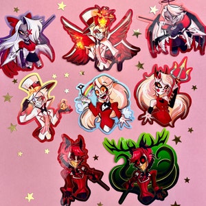 Pegatinas de Hazbin Hotel (PAQUETE 1)