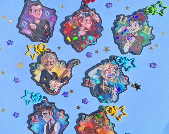 Timey Wimey Holographic Keychains