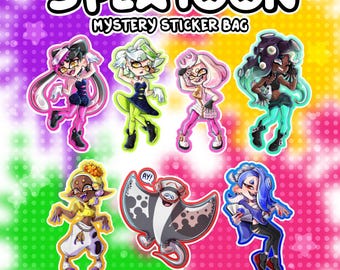 Inkling & Octoling Mystery Sticker Bag