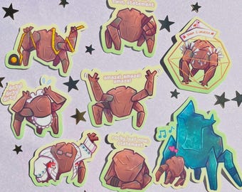 Rocky Project Hail Mary Sticker Pack
