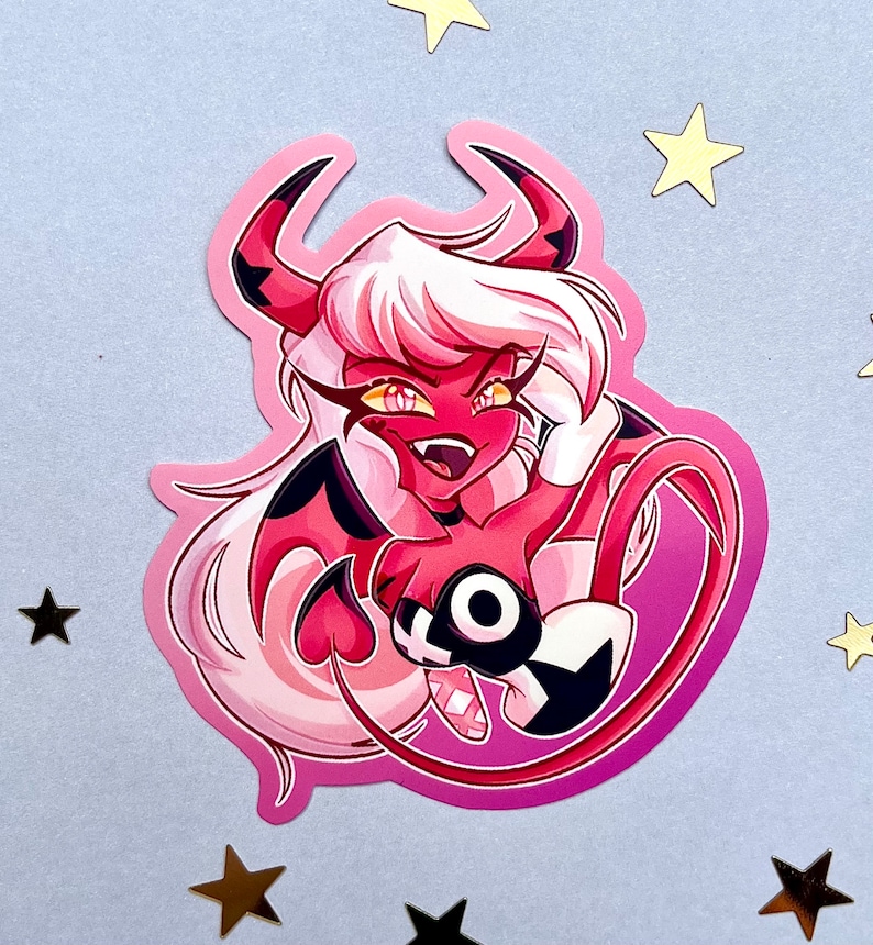 Helluva Boss Glossy Stickers Verosika