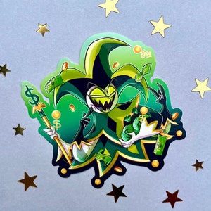 Helluva Boss Glossy Stickers Mammon