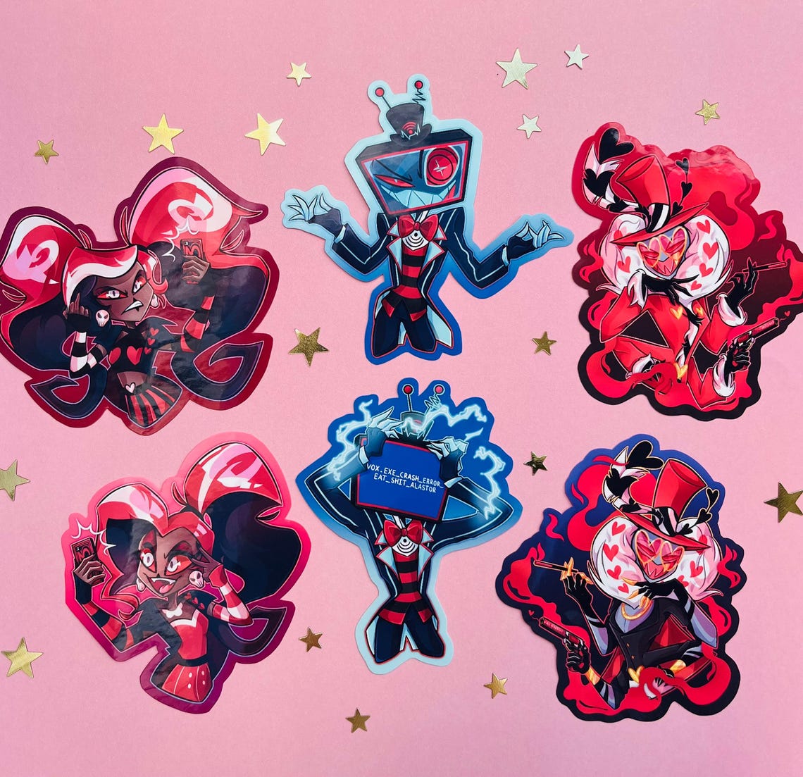 The Vees | Hazbin Hotel Mystery Sticker Bag - Etsy