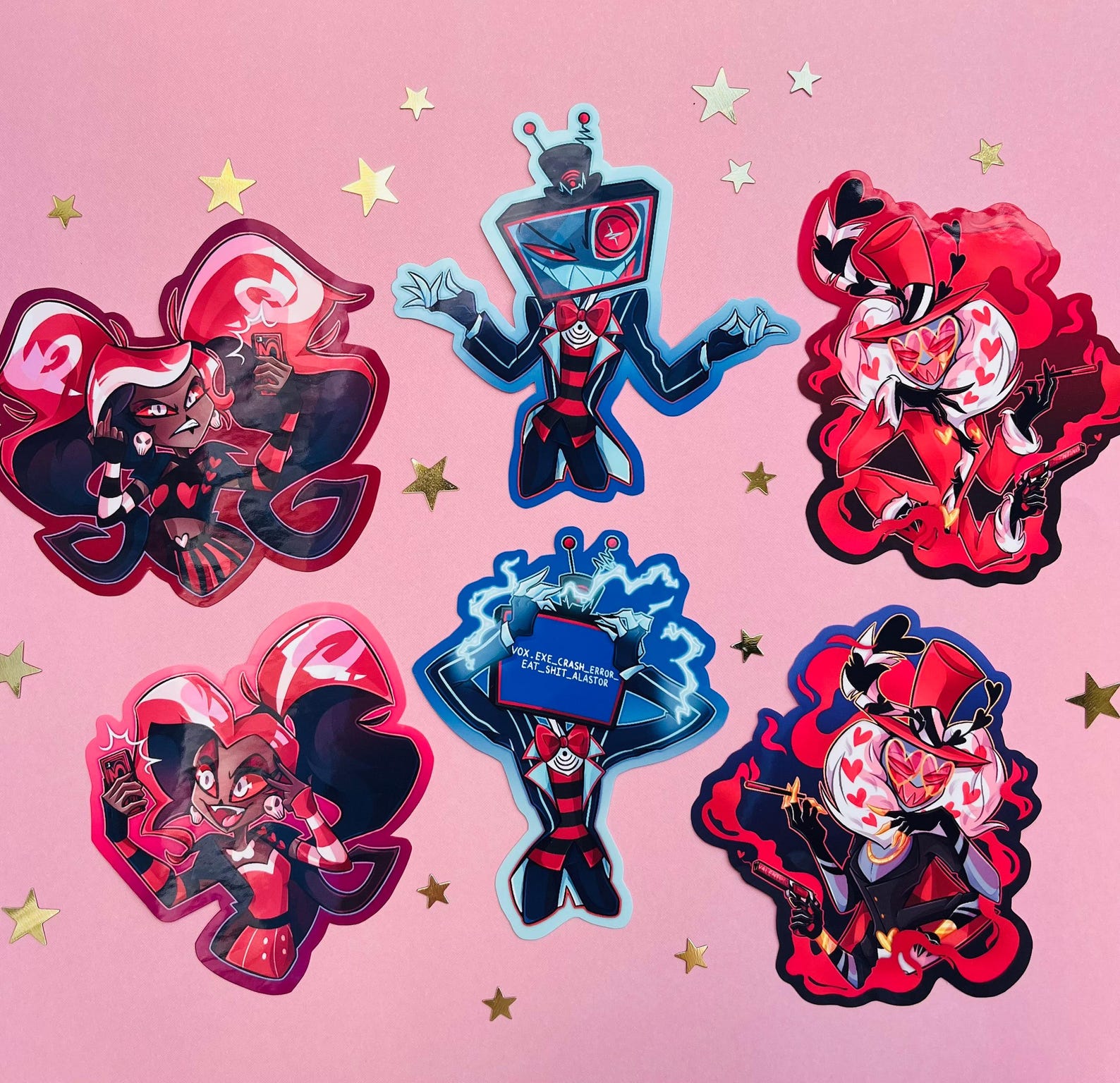 The Vees | Hazbin Hotel Mystery Sticker Bag - Etsy