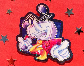 Tenna | Deltarune Holographic Sticker