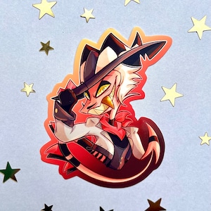 Helluva Boss Glossy Stickers Striker