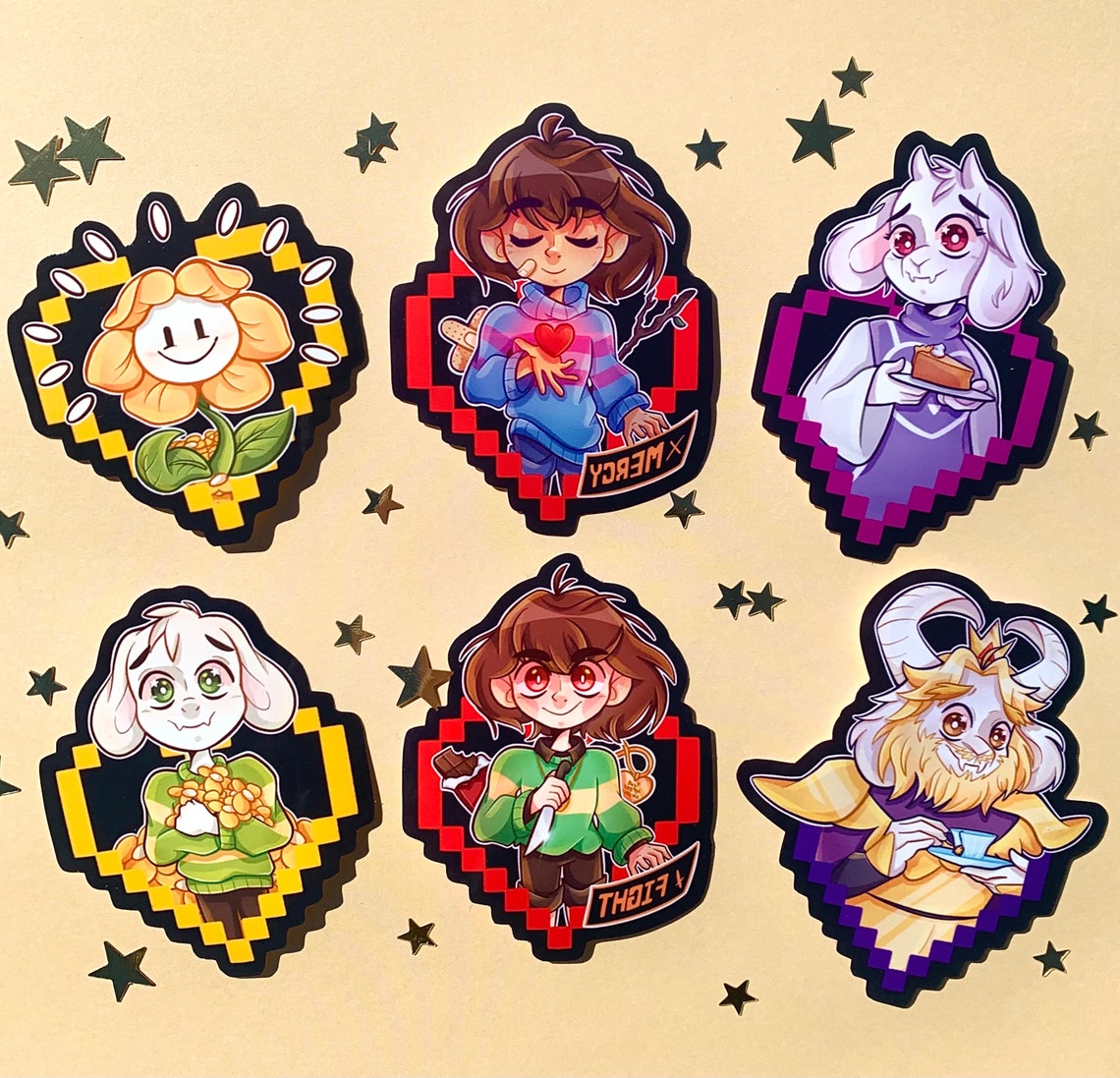 Undermanigble Sticker Underground Monsters Glossy Stickers PACK 1 - Etsy