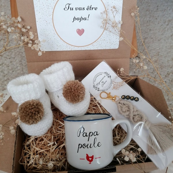 coffret annonce grossesse futur papa, boîte à papa