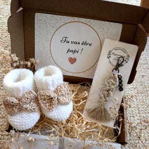 Coffret futur papi. Annonce grossesse. Cadeau papi