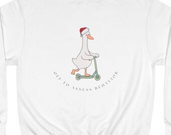 ABA Weihnachts-Champion-Sweatshirt | 'Ab zur Begutachtung' Gans