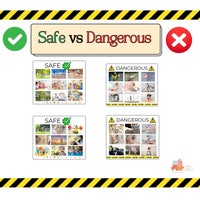 Safe and Unsafe to Touch Sorting Activity | Cut and Paste | Safe and ...