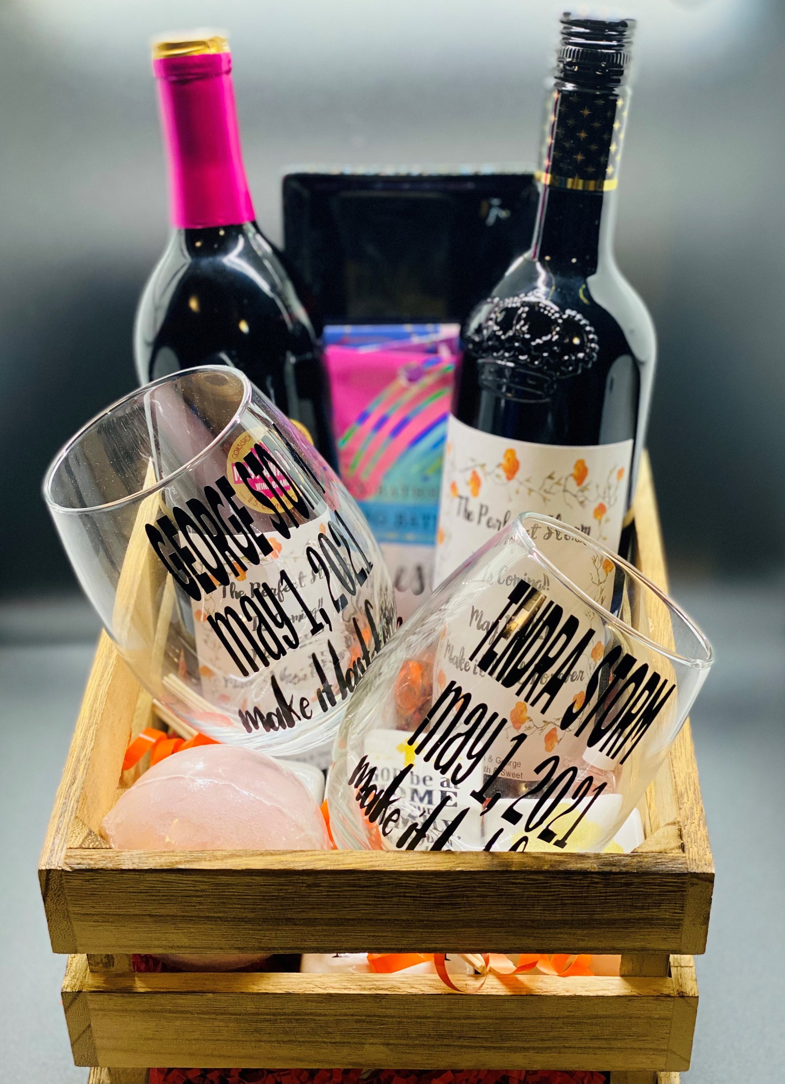 Panier-cadeau personnalisable - Etsy France