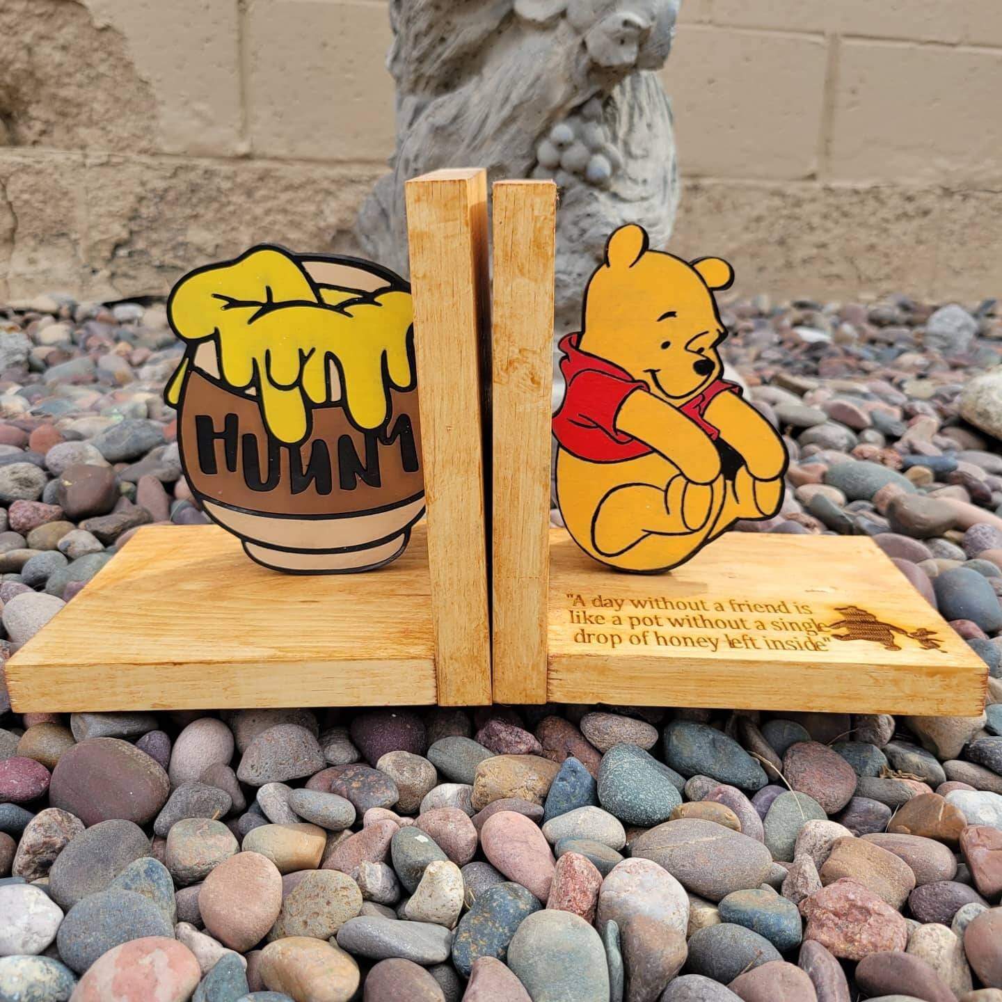 Disney Winnie the Pooh bookend Disney decordisney wood Etsy