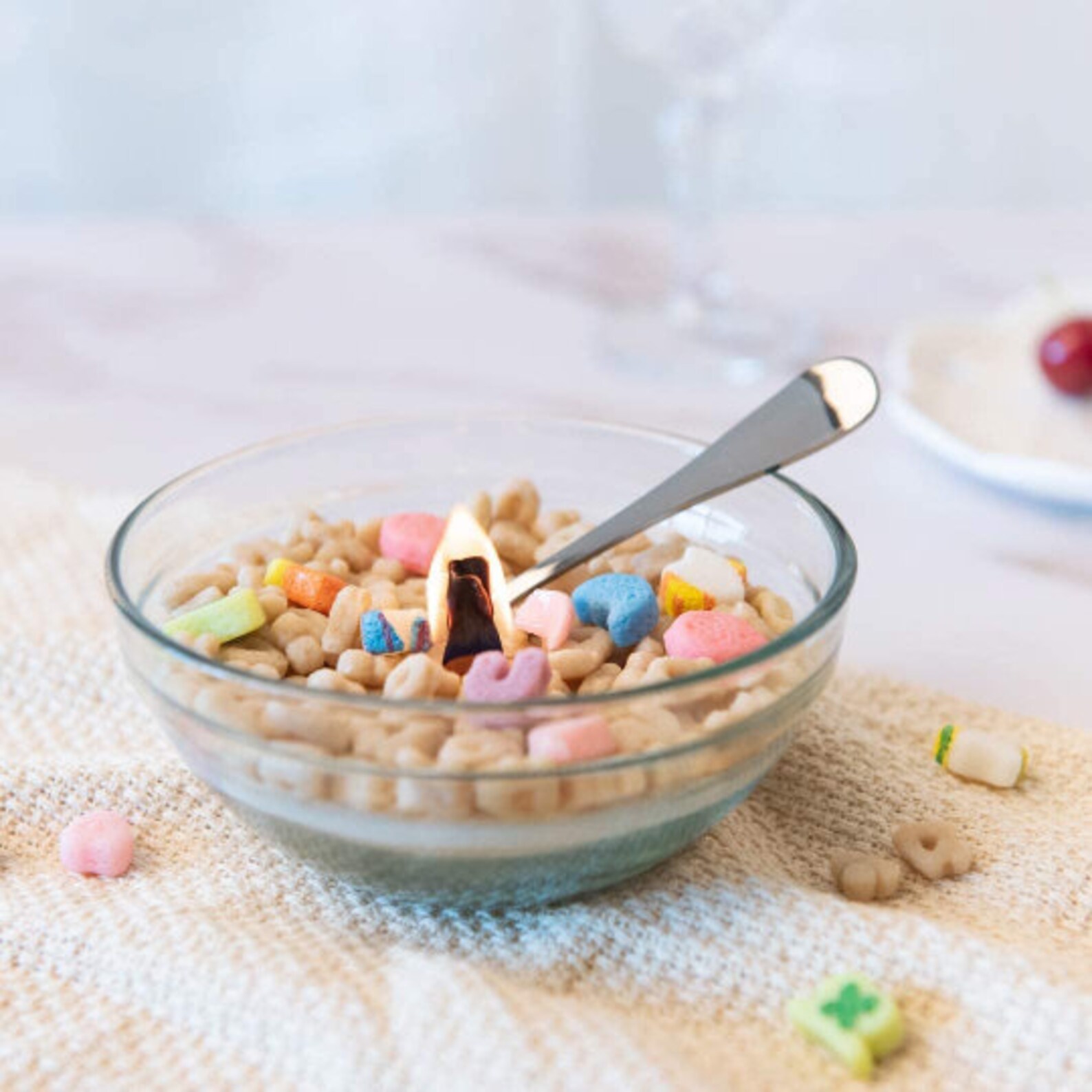 Scented Cereal Candle Bowls Cocoa Puffs Lucky Charms Etsy