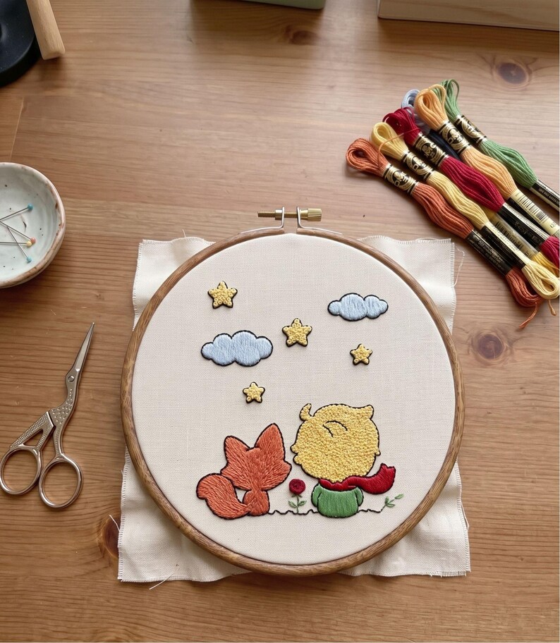 The Little Prince Embroidery Pattern, Hand Embroidery PDF, Little ...