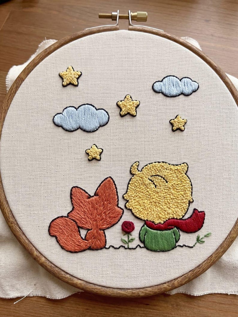 The Little Prince Embroidery Pattern, Hand Embroidery PDF, Little ...