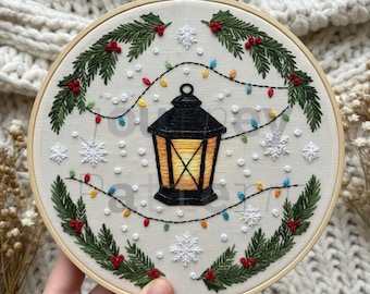 35+ Printable Christmas Embroidery Patterns PDF | Hand Embroidery Designs | Decorative Alphabet | Instant Download Craft Bundle
