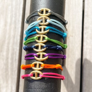 Bracelet maille marine or Helena