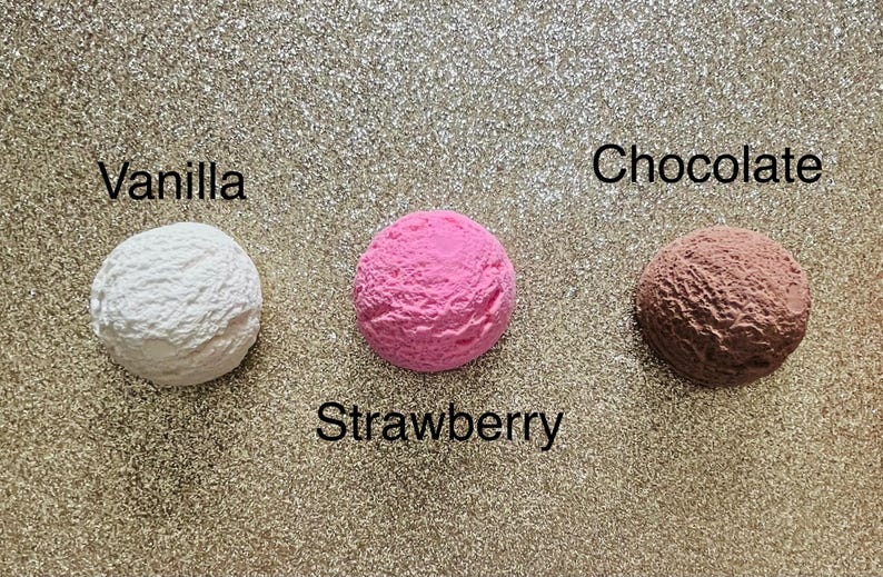 Fake Ice Cream Scoops: Assorted Flavors image 4