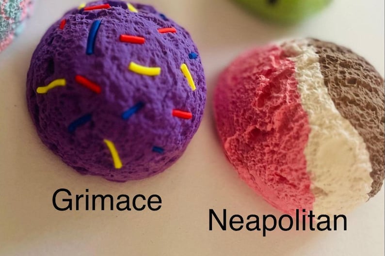 Fake Ice Cream Scoops: Assorted Flavors image 6