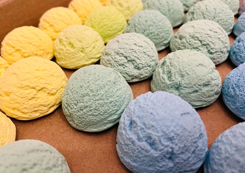 Fake Ice Cream Scoops: Assorted Flavors image 9
