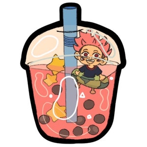 Yuji Boba Pegatina brillante