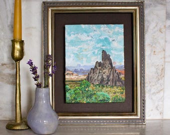 Road to Monument Valley - Original Collage