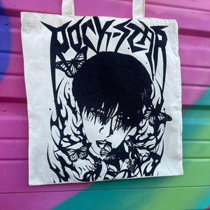 Stray Kids Lee Know 'ROCKSTAR' Canvas Tote Bag