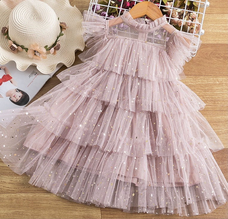 *SALE* BABY GIRLS SPANISH ROMANY LACE TRIMMED  PINK FRILLY DRESS NOW ONLY £15 