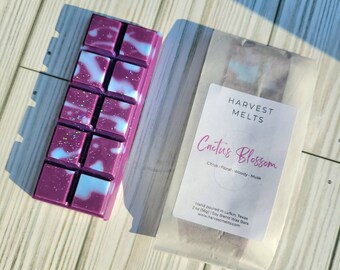 Cactus Blossom Wax Melt Snap Bars | Eco Friendly | Low Waste