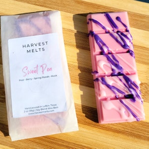 Sweet Pea Wax Melt Snap Bars | Eco Friendly | Low Waste