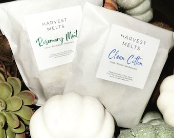 Botanical Soy Wax Melts | Zero Waste |100% Vegan and Cruelty Free, Eco Friendly,Biodegradable Packaging | Stocking Stuffers