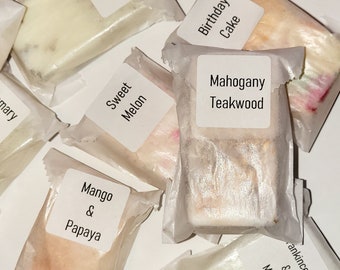 Botanical Wax Melts | Single Samples| Botanical | Soy Blend | Zero Waste |100% Vegan & Cruelty Free | Eco Friendly | Biodegradable Packaging