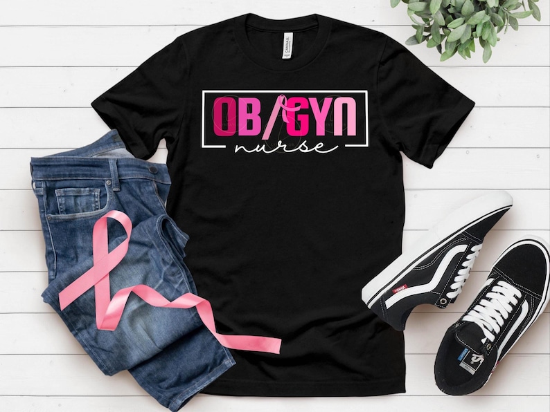 Breast Cancer OBGYN Nurse PNG | Healthcare Sublimation (digital ...