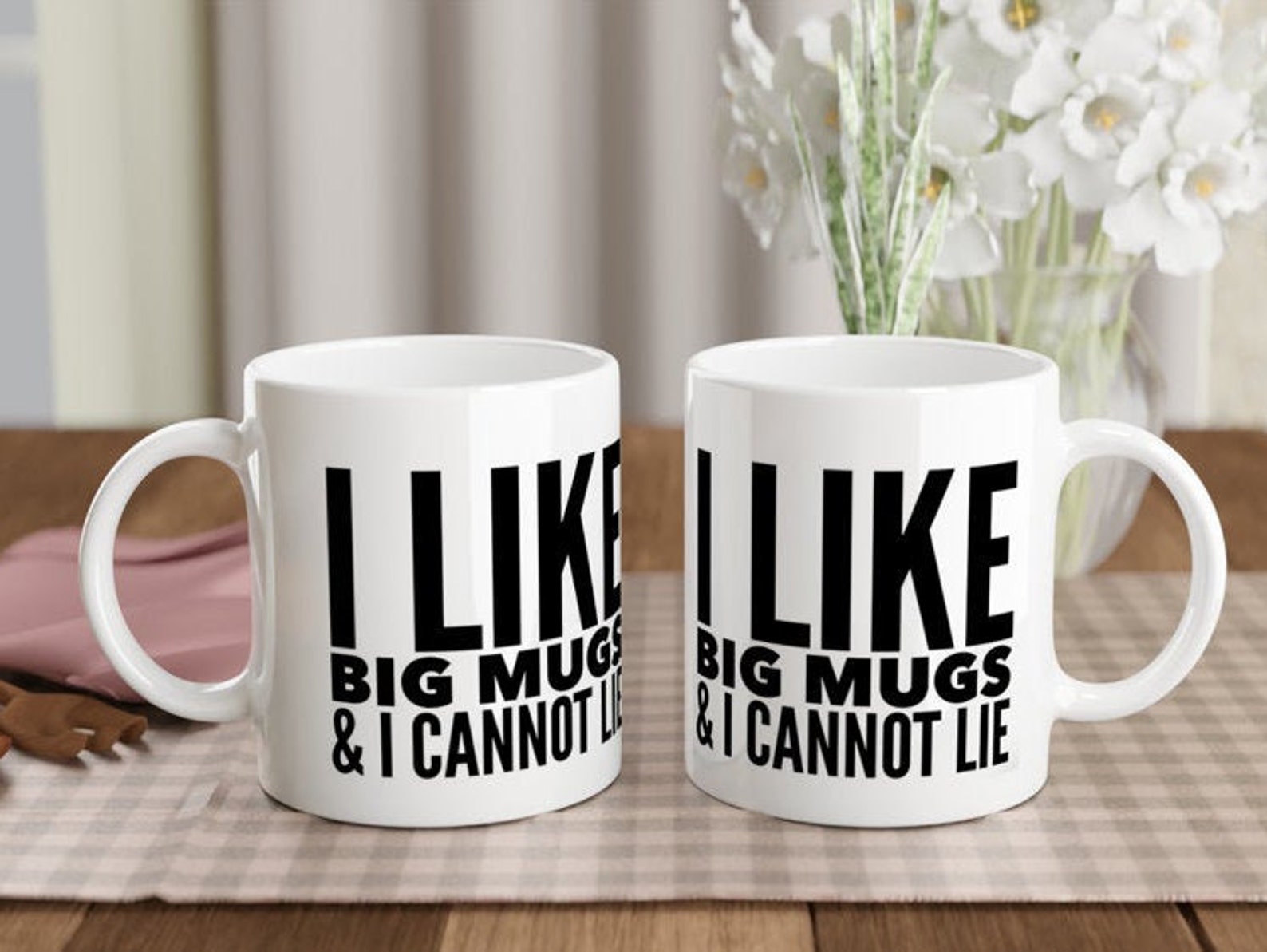 I Like Big Mugs White 11oz Ceramic Mug Etsy UK