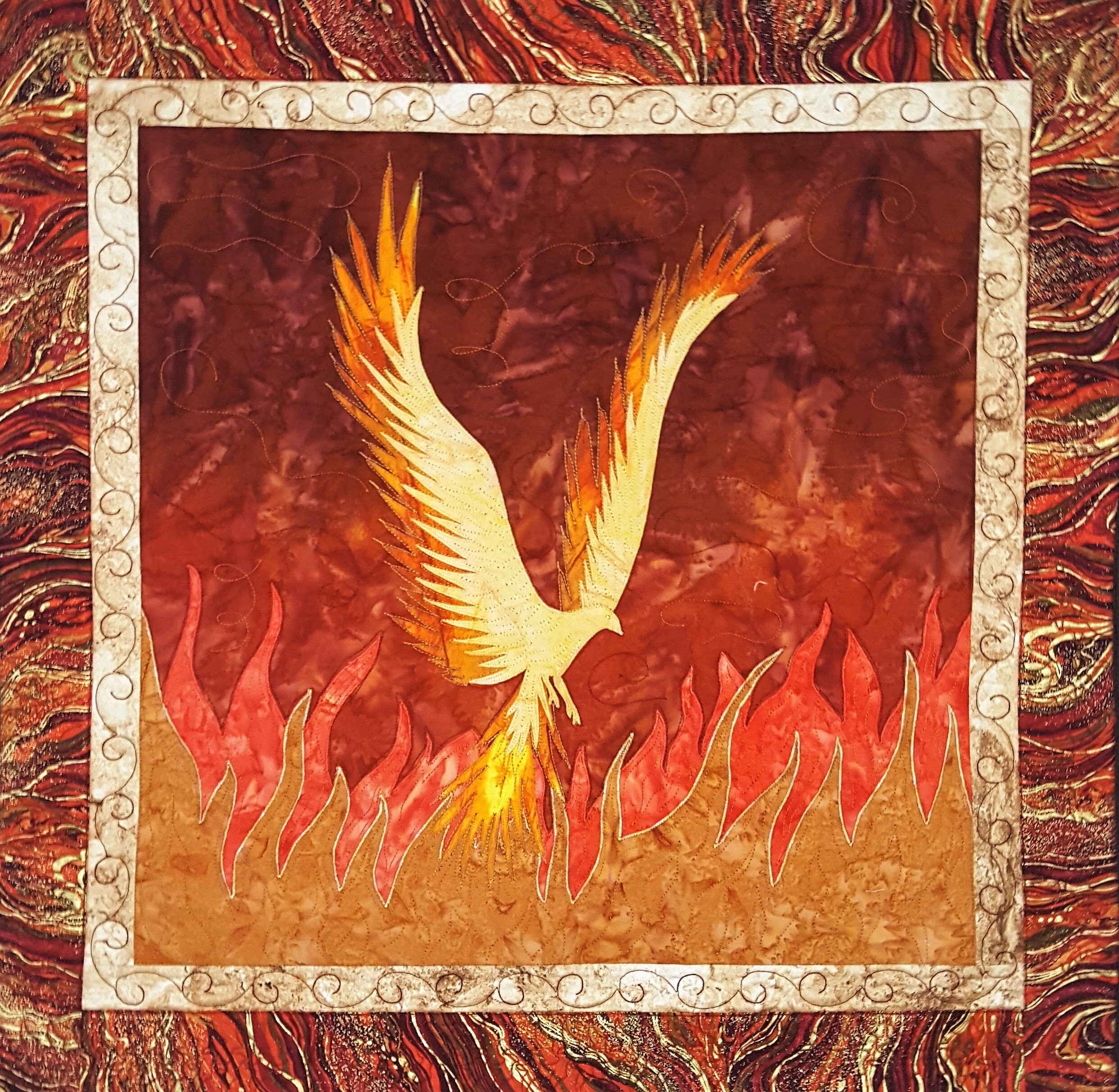 Firestorm the Phoenix Quilt Pattern or Kit Etsy