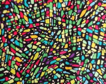 More is More Mosaic Green by Benartex