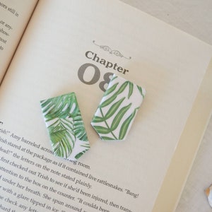 leafy magnetic bookmarks