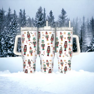 Nutcracker, Christmas , 40oz Tumbler, Tumbler With Lid and Straw,Perfect Gift