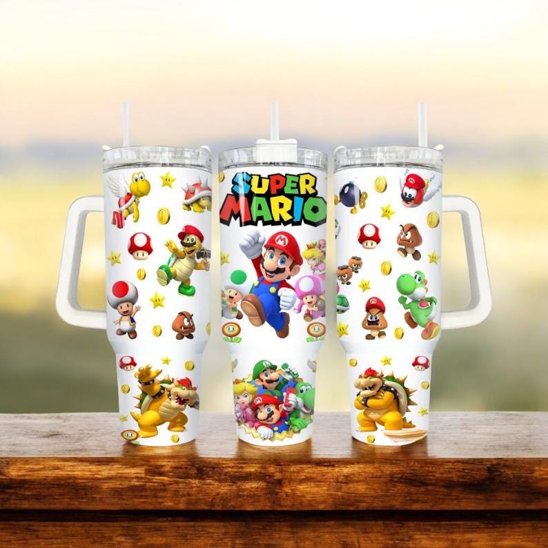 Stanley mario cup - Etsy 日本