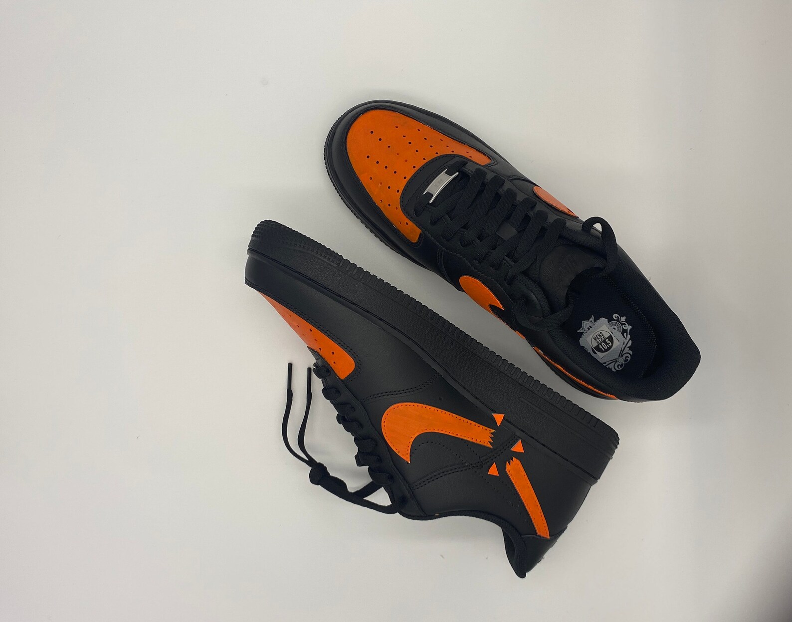 custom air force 1 broken swoosh