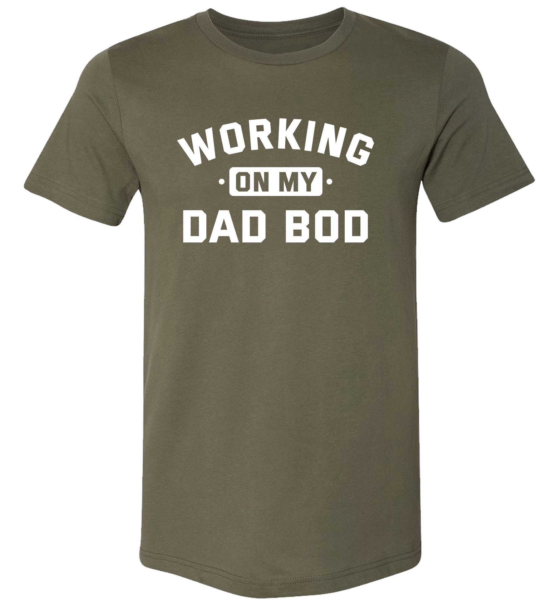 Discover Working On My Dad BOD Sarcastic T-Shirt - Graphic Father's Day Tees