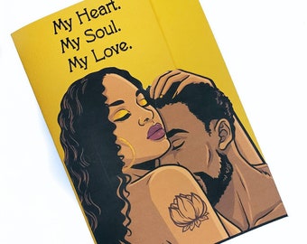 Black Love Greeting Card