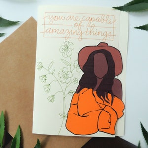 Amazing Things African American Greeting Card