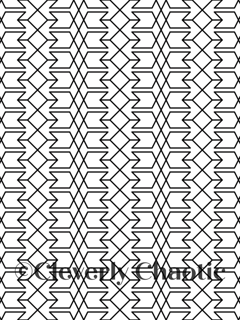 Printable Pattern Coloring Page. Instant Download. Coloring - Etsy